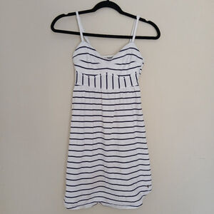 Aritzia TNA Striped Nautical Bustier Mini Sundress Size XS